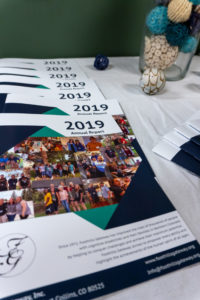 stack of Foothills Gateway 2019 Annual Reports